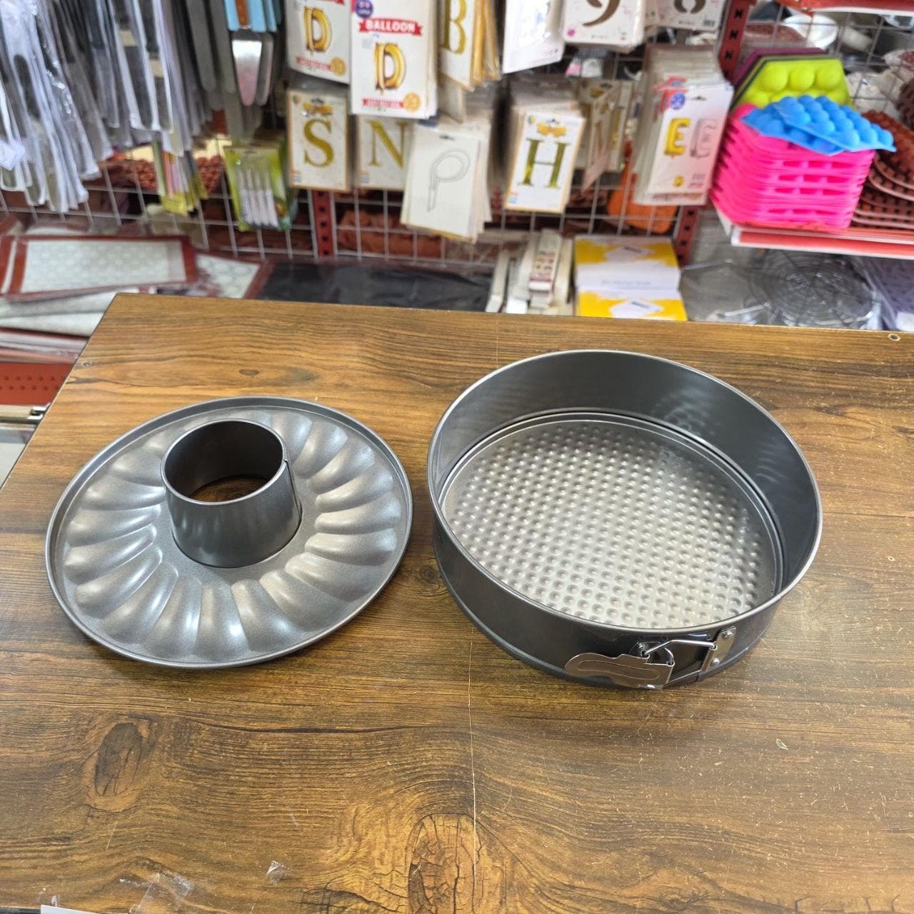قالب کمربندی گرد دو تکه (ساده و شیفون دار) تفلون خارجی — تصویر ۴