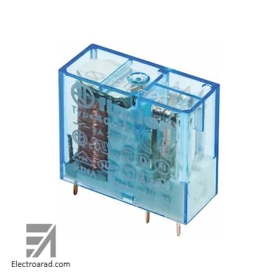 رله کتابی 8 پایه تک کنتاکت 16 آمپر 12 ولت DC فيندر 40619012