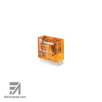 رله کتابی 8 پایه دو کنتاکت 8 آمپر 110 ولت AC فيندر finder 40528110