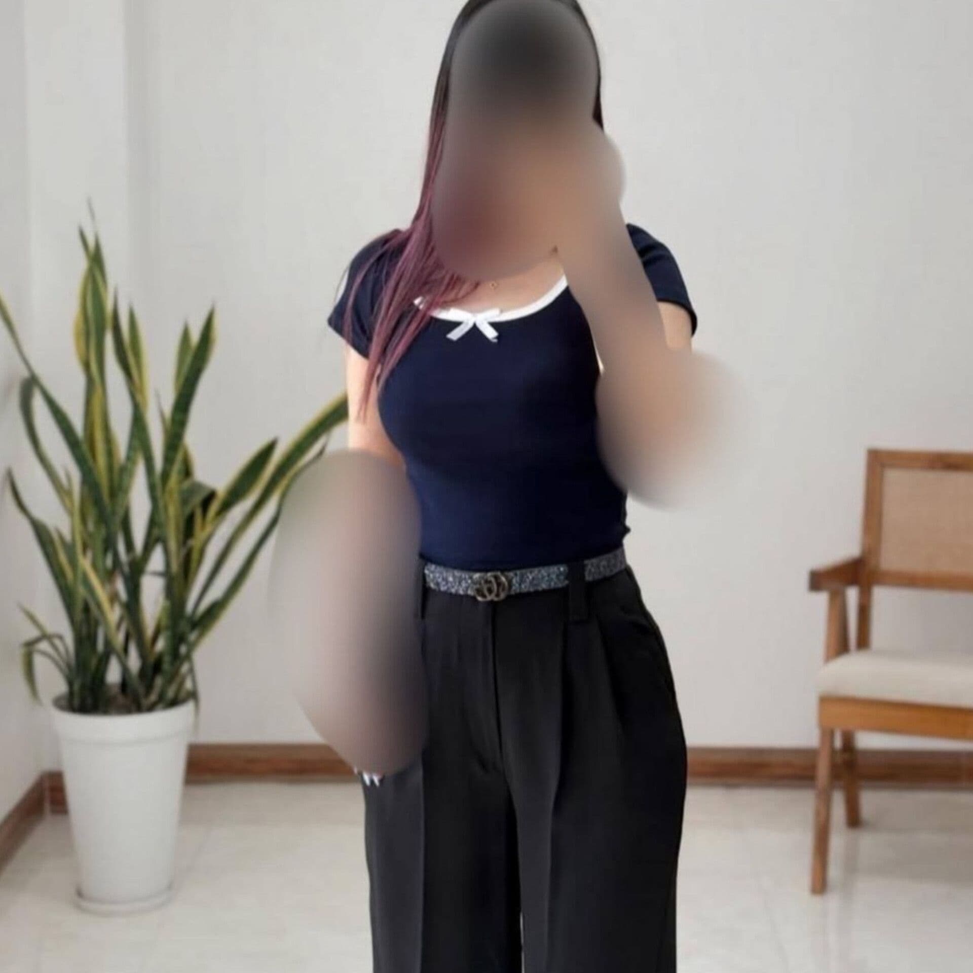 کراپ تین یقه پاپیونی (پک 6 عددی) — تصویر ۲