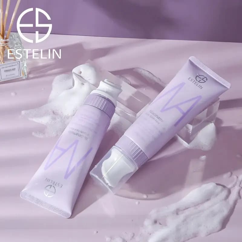 ژل شستشوی صورت براش‌دار استیلن حاوی نیاسینامید Fade Spots (Estelin – اصل) | ضد لک و روشن‌کننده — تصویر ۲