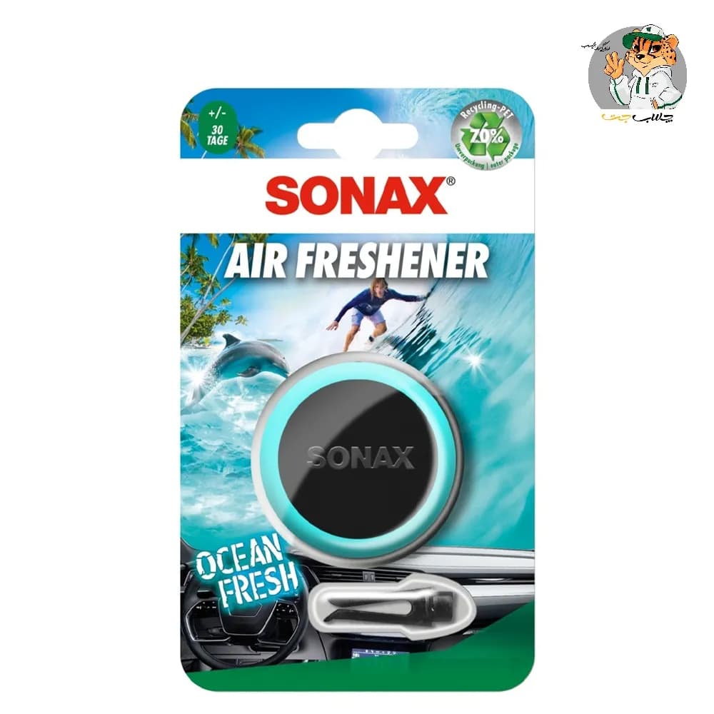 خوشبوکننده پنلی سوناکس با رایحه اوشن فرش Sonax Air Freshener Ocean Fresh — تصویر ۲