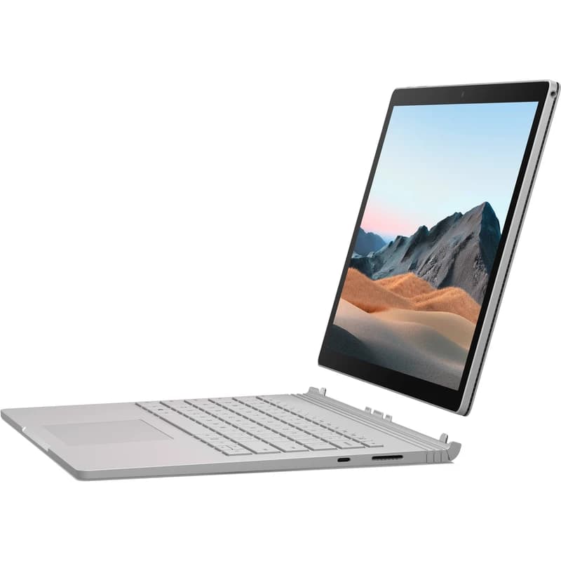 لپ تاپ استوک Microsoft Surface Book 3 با نمایشگر 13.5 اینچی PixelSense لمسی، طراحی هیبریدی، کیفیت ساخت بالا و عملکرد مناسب برای برنامه‌نویسی، طراحی و کارهای روزمره. — تصویر ۲