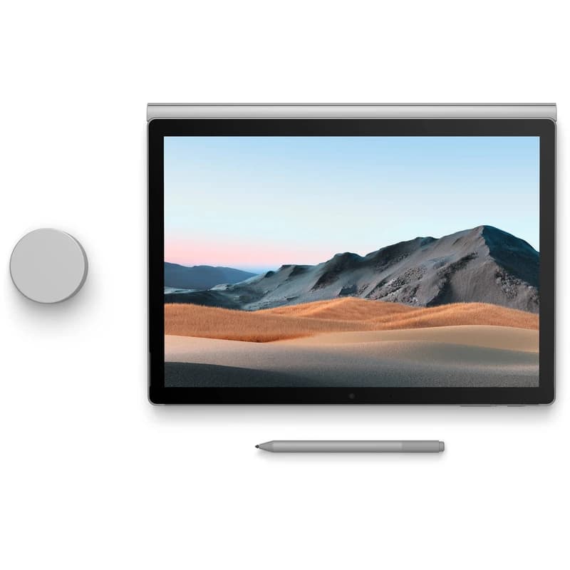 لپ تاپ استوک Microsoft Surface Book 3 با نمایشگر 13.5 اینچی PixelSense لمسی، طراحی هیبریدی، کیفیت ساخت بالا و عملکرد مناسب برای برنامه‌نویسی، طراحی و کارهای روزمره. — تصویر ۳