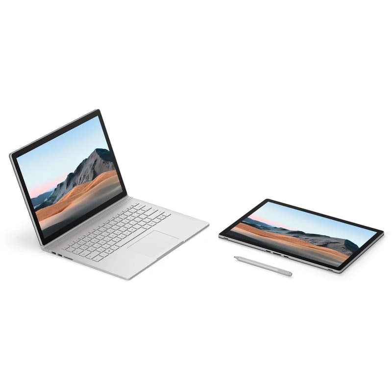 لپ تاپ استوک Microsoft Surface Book 3 با نمایشگر 13.5 اینچی PixelSense لمسی، طراحی هیبریدی، کیفیت ساخت بالا و عملکرد مناسب برای برنامه‌نویسی، طراحی و کارهای روزمره. — تصویر ۴