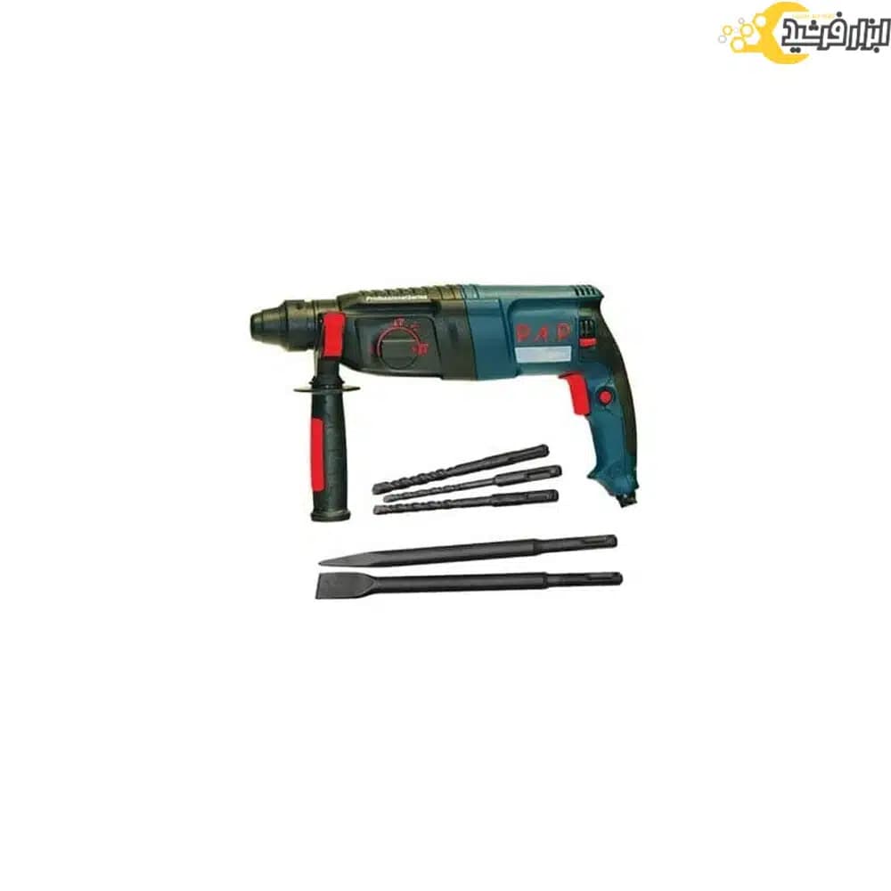 دریل بتن کن سه کاره پی ای پی 800 وات مدل RH-11253 — تصویر ۲