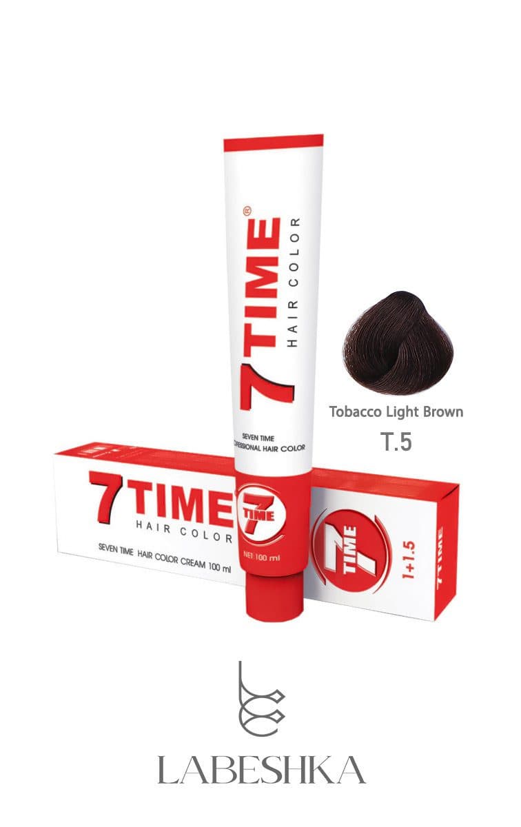 رنگ موی سون تایم سری قهوه ای تنباکویی روشن TOBACCO T