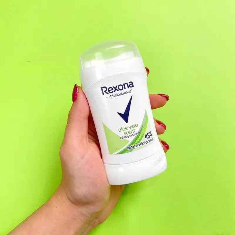 مام ضد تعریق رکسونا Aloe Vera Scent – محافظت 48 ساعته، رایحه آلوئه ورا — تصویر ۴