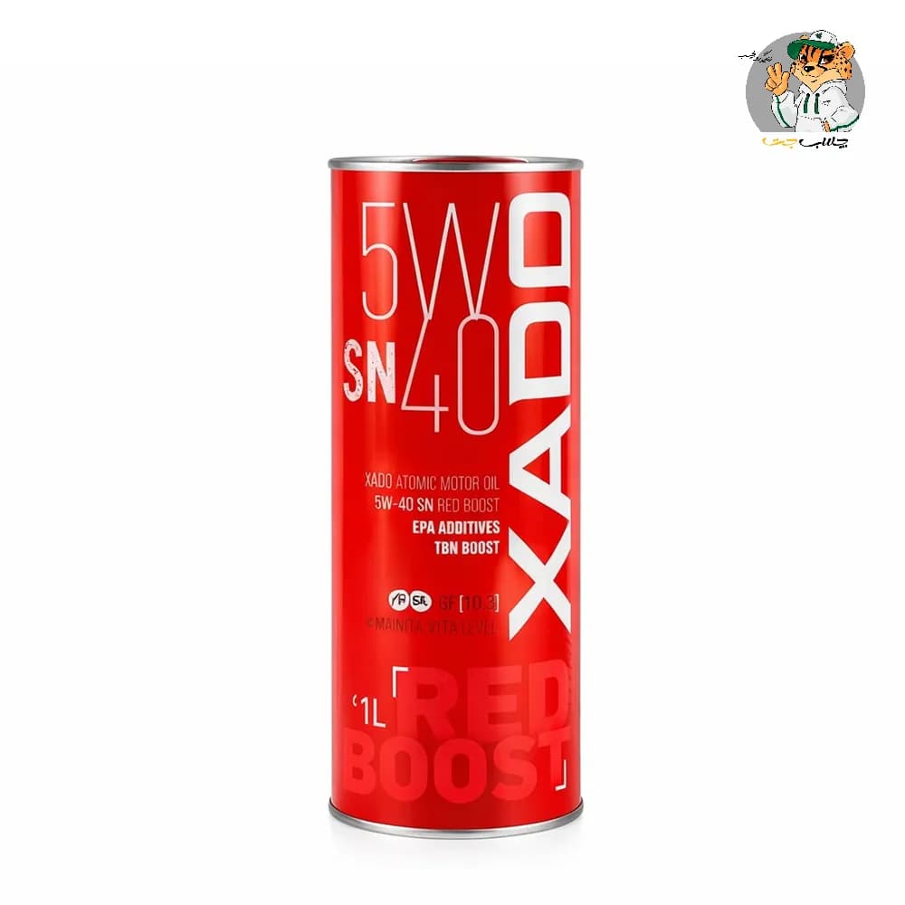 روغن موتور زادو XADO Red Boost Oil 5W‑40 SN یک لیتری