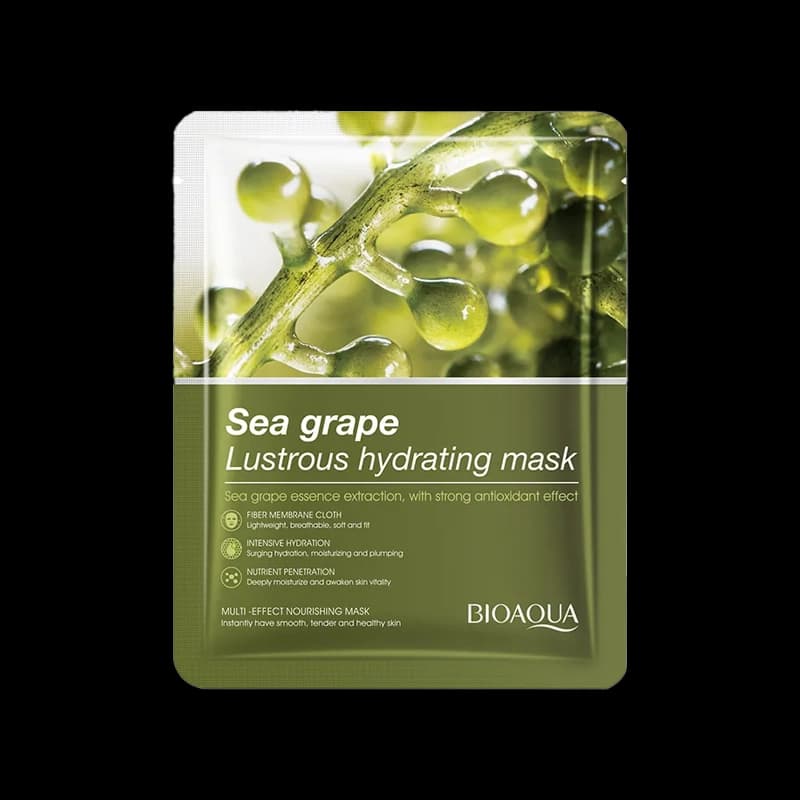 ماسک ورقه ای انگور دریایی لیفتینگ بیواکوا Bioaqua – ضد پیری و تغذیه پوست