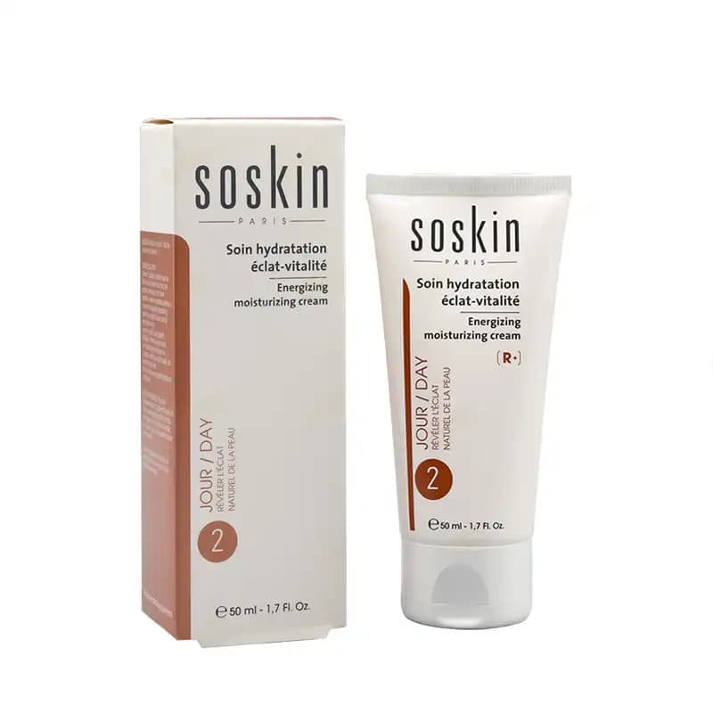 کرم مرطوب کننده انرژی زا ساسکین Soskin حاوی ویتامین سی C10 — تصویر ۴