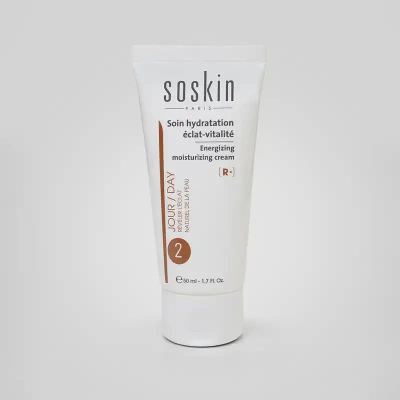 کرم مرطوب کننده انرژی زا ساسکین Soskin حاوی ویتامین سی C10 — تصویر ۳
