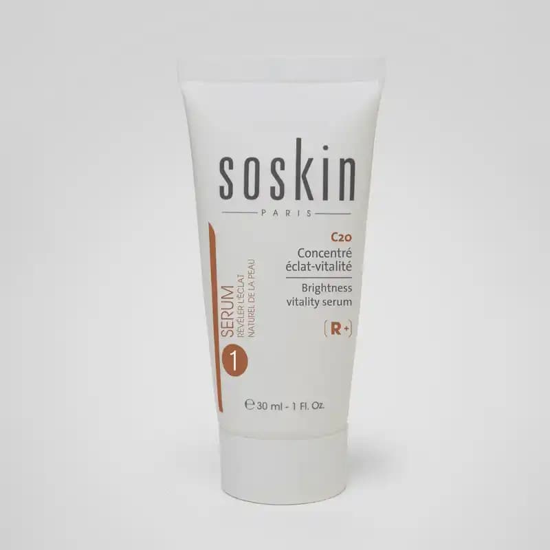 سرم روشن کننده و حیات بخش C20 سسکین Soskin — تصویر ۳