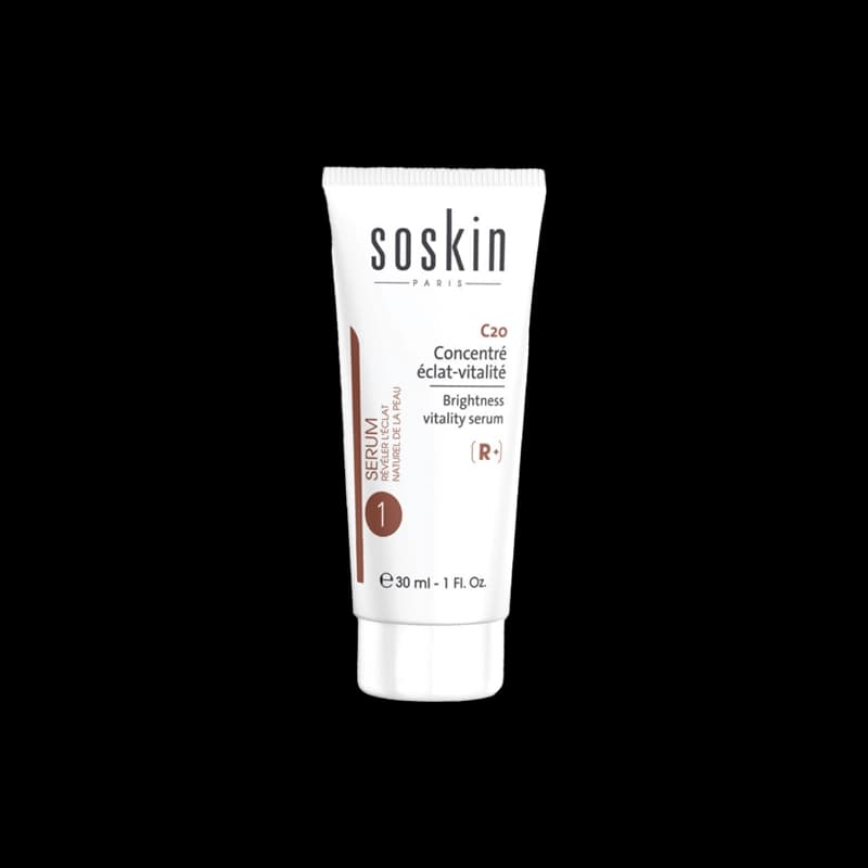 سرم روشن کننده و حیات بخش C20 سسکین Soskin