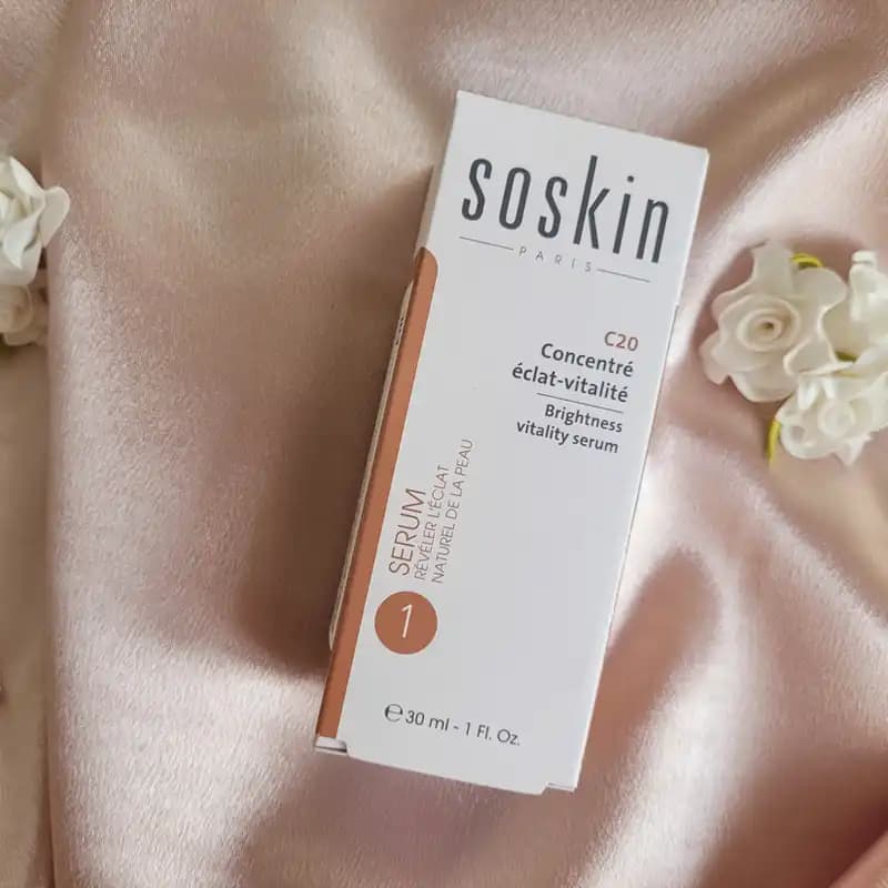 سرم روشن کننده و حیات بخش C20 سسکین Soskin — تصویر ۴