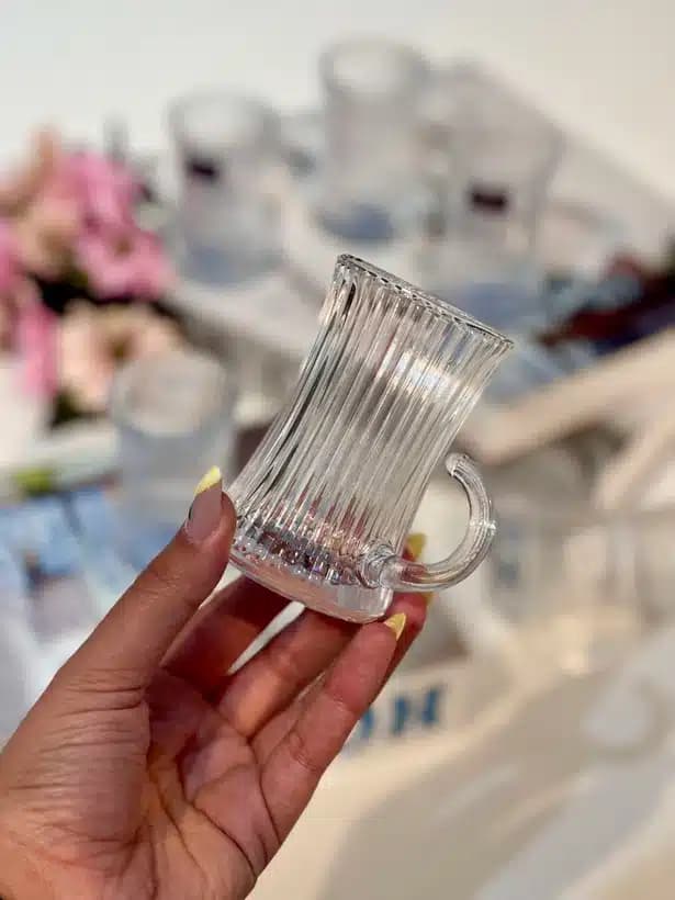 استکان کمرباریک تراشدار DIAMOND — تصویر ۵
