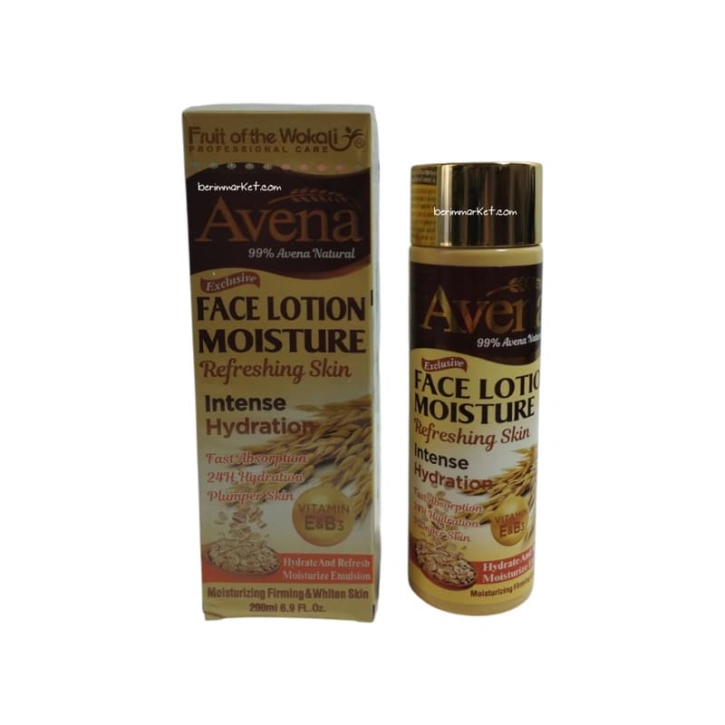 لوسیون صورت آونا مدل Moisture Vitality | مرطوب‌کننده و آبرسان قوی با ۹۹٪ عصاره جو دوسر طبیعی — تصویر ۳