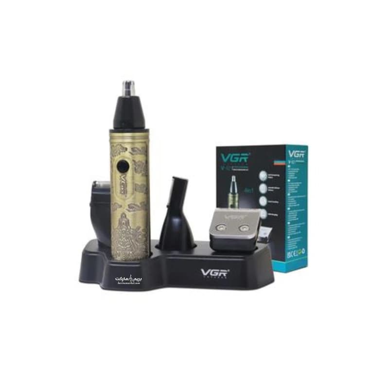 ست 4 کاره ماشین اصلاح موی صورت و بدن وی جی ار مدل V-621