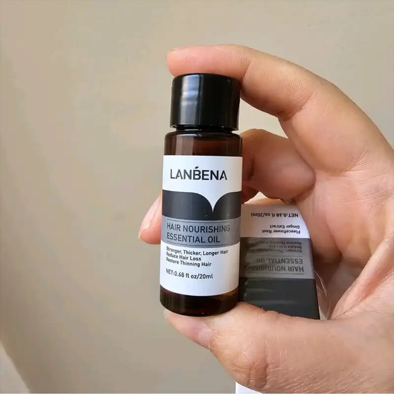 روغن تقویت کننده مو لنبنا (لانبنا) Lanbena Hair Growth Essential Oil — تصویر ۲