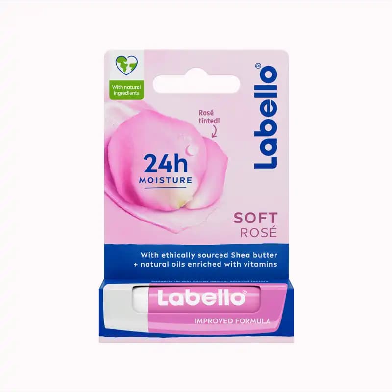 بالم لب لابلو Labello مدل Soft Rose سافت رز — تصویر ۴