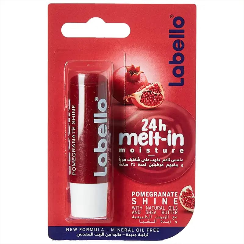 بالم لب لابلو Labello مدل Pomegranate Shine طعم انار — تصویر ۴
