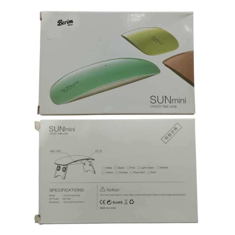 لاک خشککن سان مدل SUNmini UV LED با زمانبندی 45 و 60 ثانیه – مناسب استفاده خانگی — تصویر ۲
