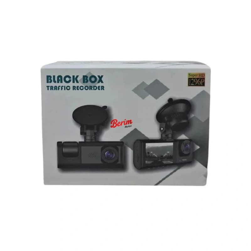 دوربین ثبت وقایع خودرو 3 دوربینه مدل بلک باکس وای فای دار wifi 1296 HD — تصویر ۲