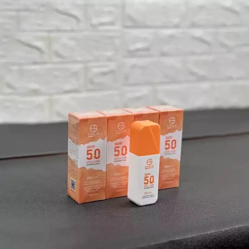 لوسیون ضد آفتاب استیلن SPF 50 بدون رنگ مدل Anti-Aging — تصویر ۴