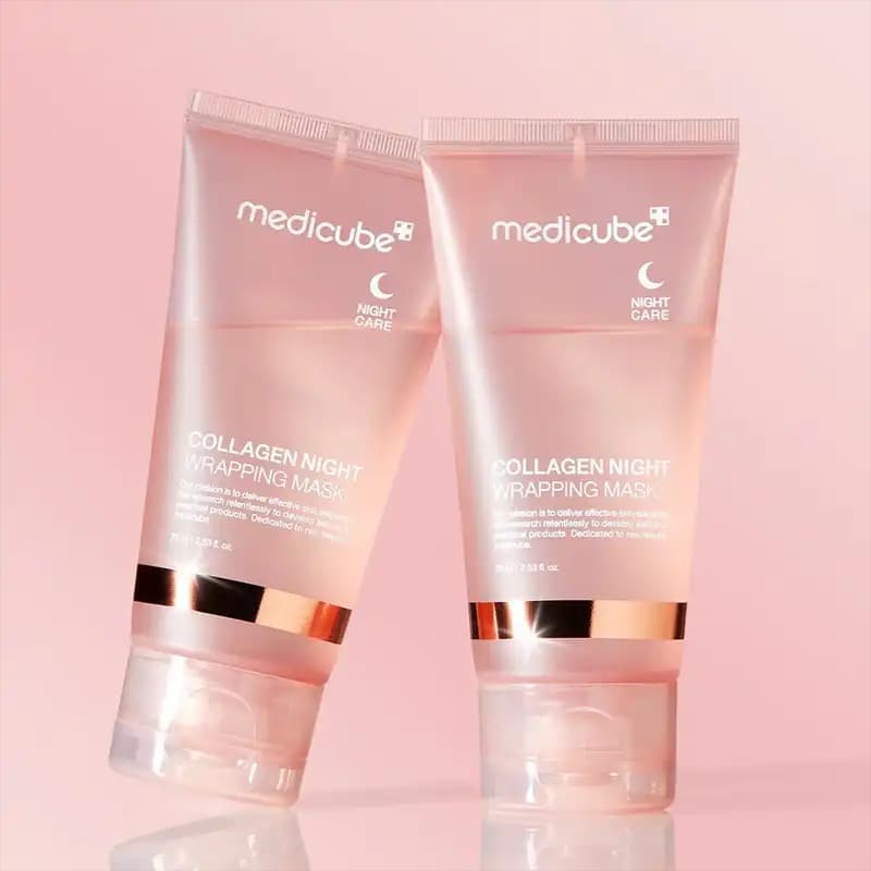ماسک خواب کلاژن مدی کیوب Medicube مدل Collagen Night Wrapping Mask — تصویر ۳