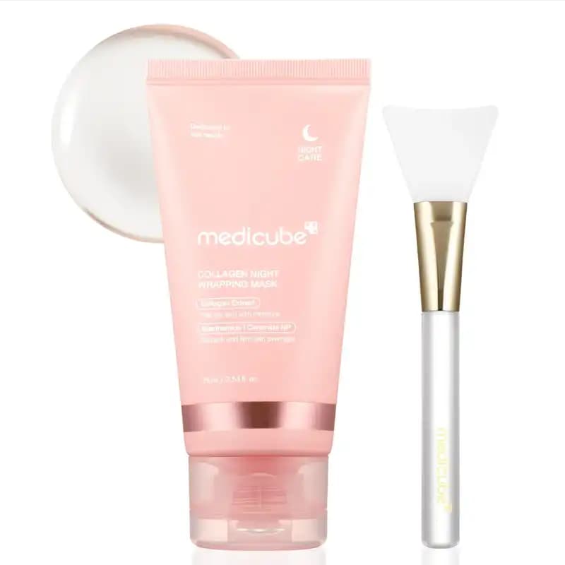 ماسک خواب کلاژن مدی کیوب Medicube مدل Collagen Night Wrapping Mask — تصویر ۴