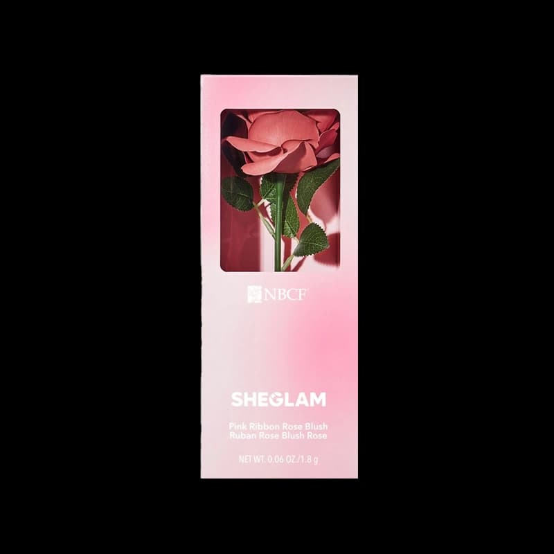 رژگونه کرمی گل رز شیگلم مدل Pink Ribbon Rose Blush