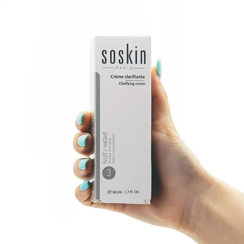 کرم روشن کننده و ضدلک ساسکین Soskin اصل فرانسه — تصویر ۳