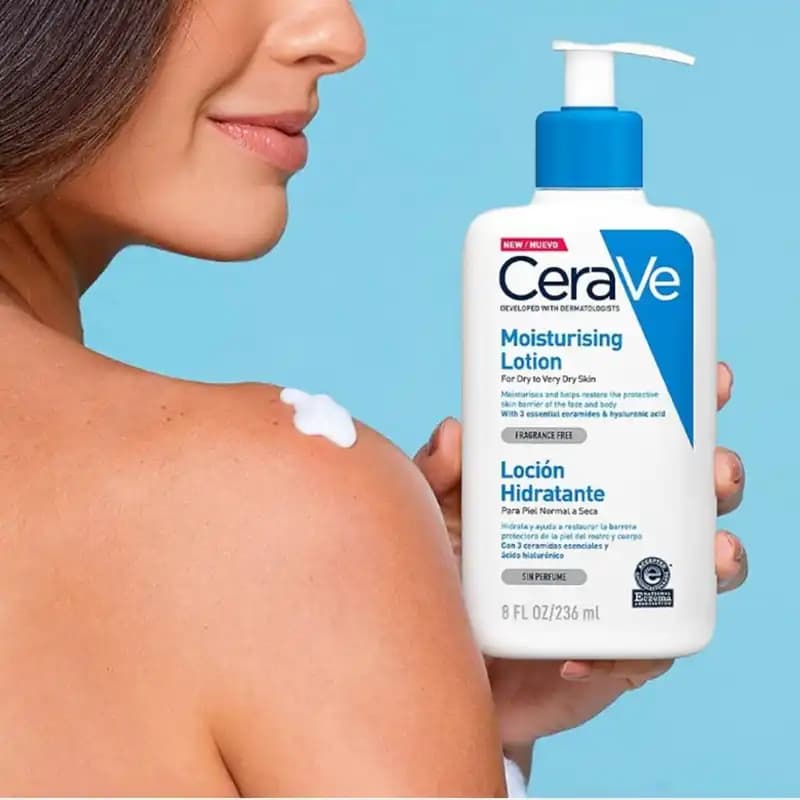 لوسیون مرطوب کننده سراوی CeraVe مخصوص پوست خشک — تصویر ۲