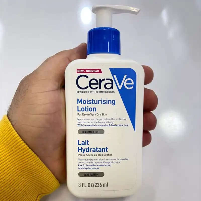 لوسیون مرطوب کننده سراوی CeraVe مخصوص پوست خشک — تصویر ۴