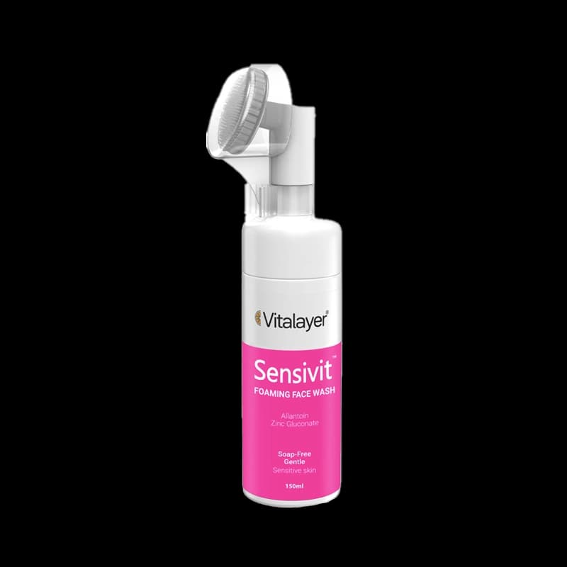 فوم شستشوی صورت ویتالیر مدل Sensivit مناسب پوست حساس
