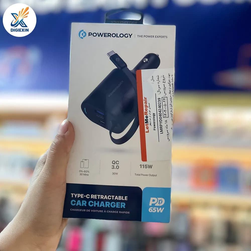 شارژر فندکی 65 وات پاورولوژی مدل Powerology PCCSR019 — تصویر ۳