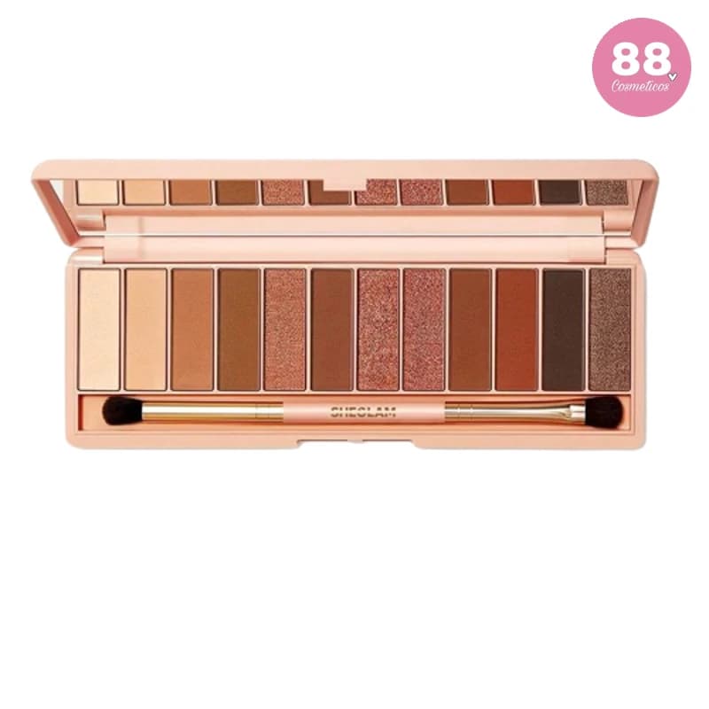 پالت سایه 12 رنگ شیگلم مدل BURGUNDY