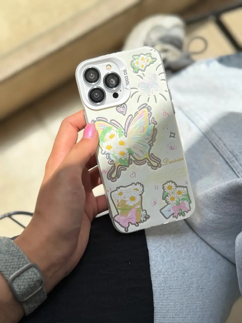 قاب شمع گل پروانه