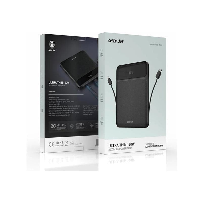 پاوربانک گرین لاین مدل Ultra Thin ظرفیت 20000 میلی‌آمپر ساعت — تصویر ۵
