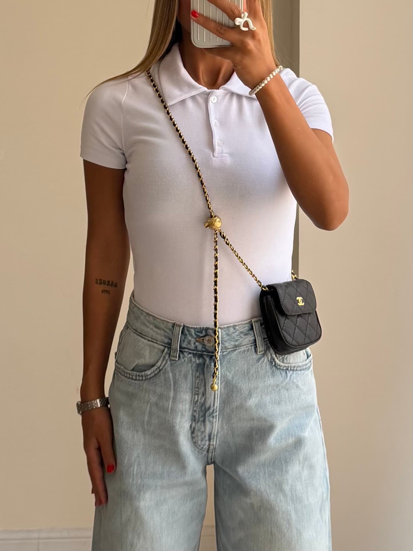 پولو شرت Button- Polo Shirt | White