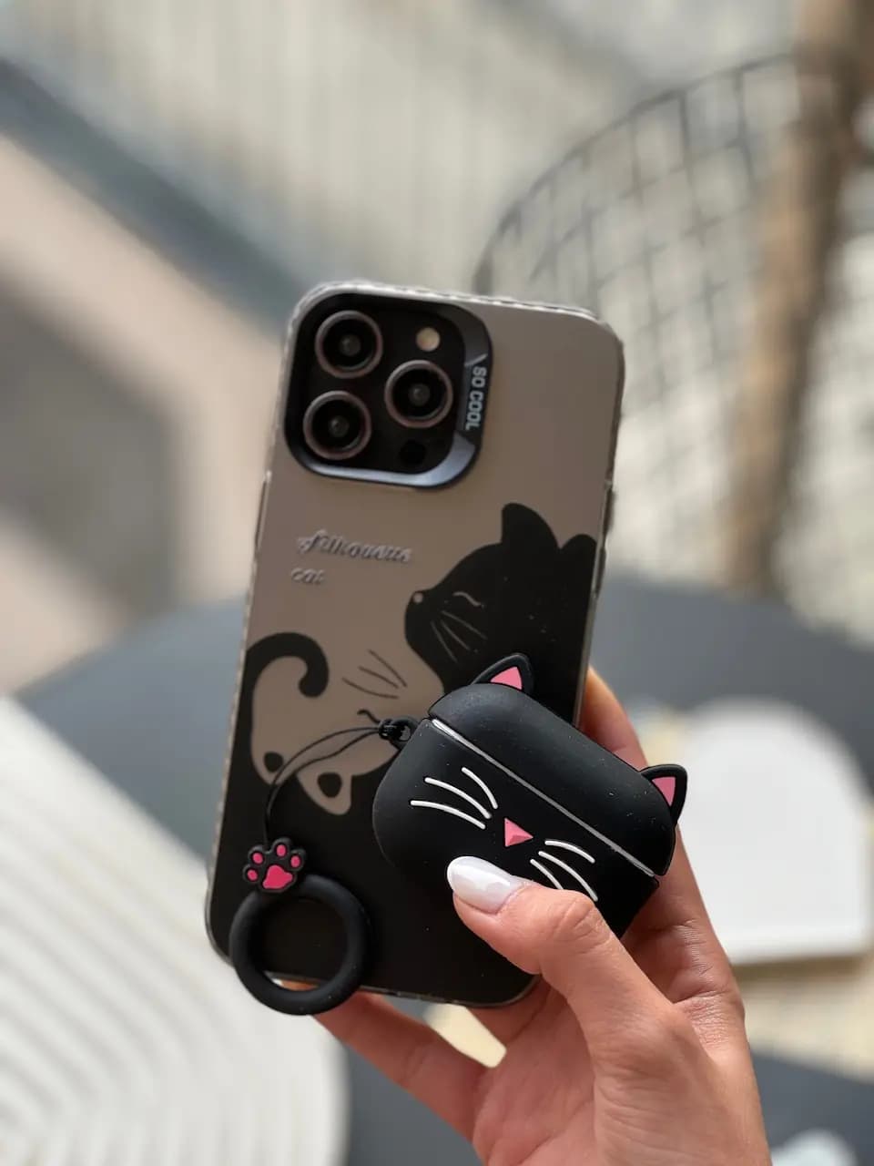 قاب Twin Cat آیفون ، سامسونگ ، شیائومی — تصویر ۳