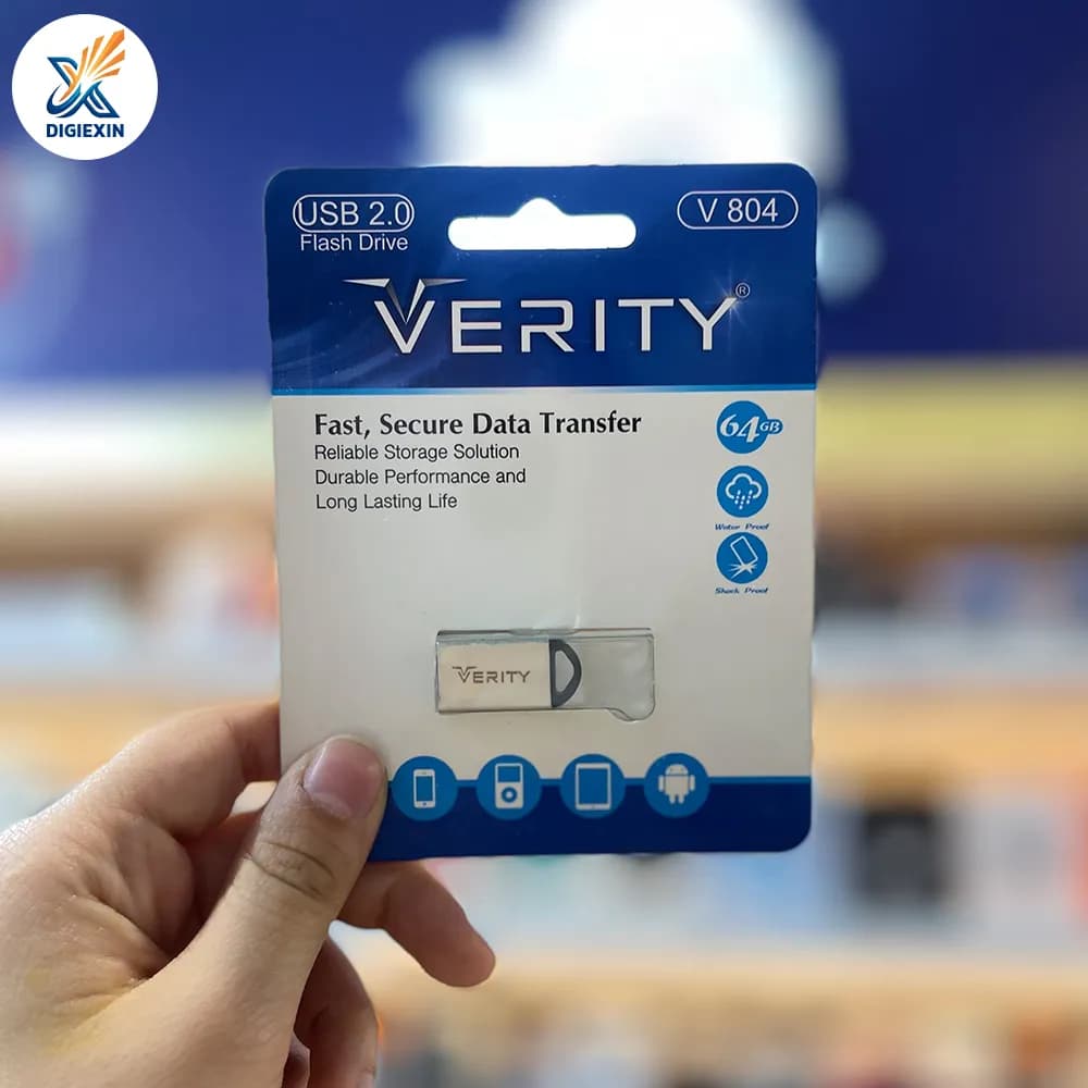 فلش مموری وریتی مدل V804 ظرفیت 64 گیگابایت (رابط USB 2.0) — تصویر ۳