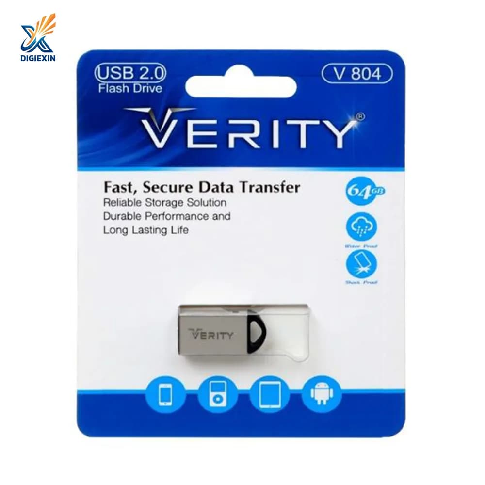 فلش مموری وریتی مدل V804 ظرفیت 64 گیگابایت (رابط USB 2.0) — تصویر ۲