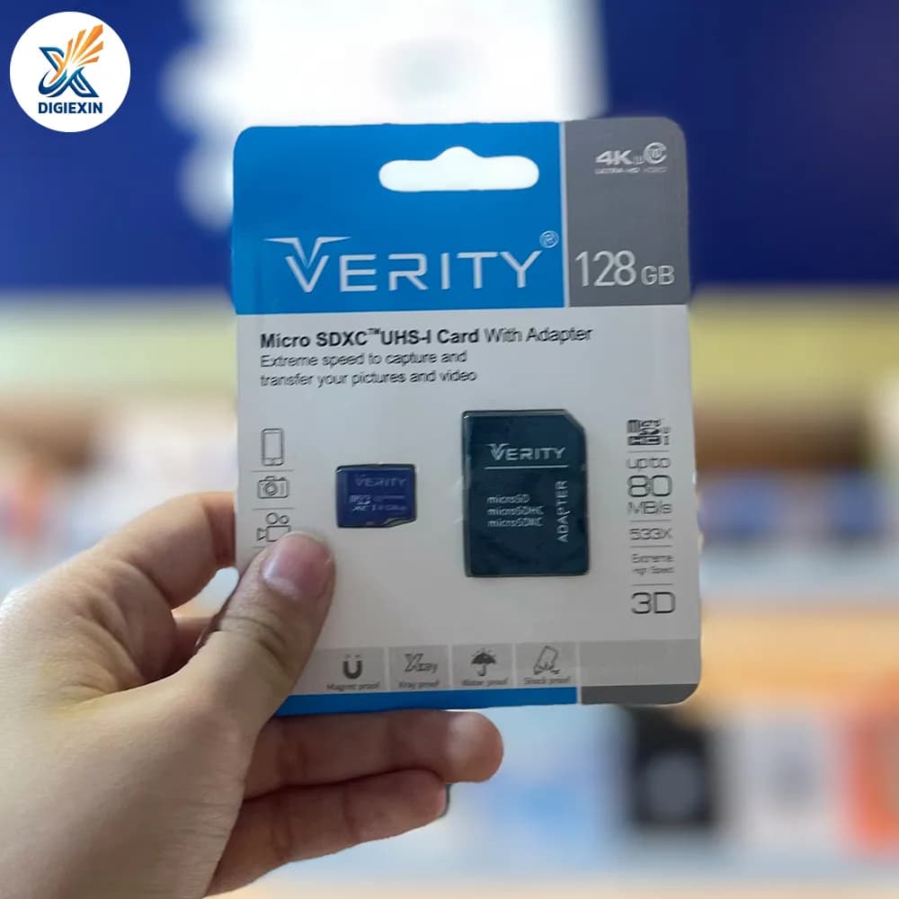 کارت حافظه میکرو اس‌دی وریتی ۱۲۸ گیگابایت مدل 4K (کلاس ۱۰ / U3) — تصویر ۲