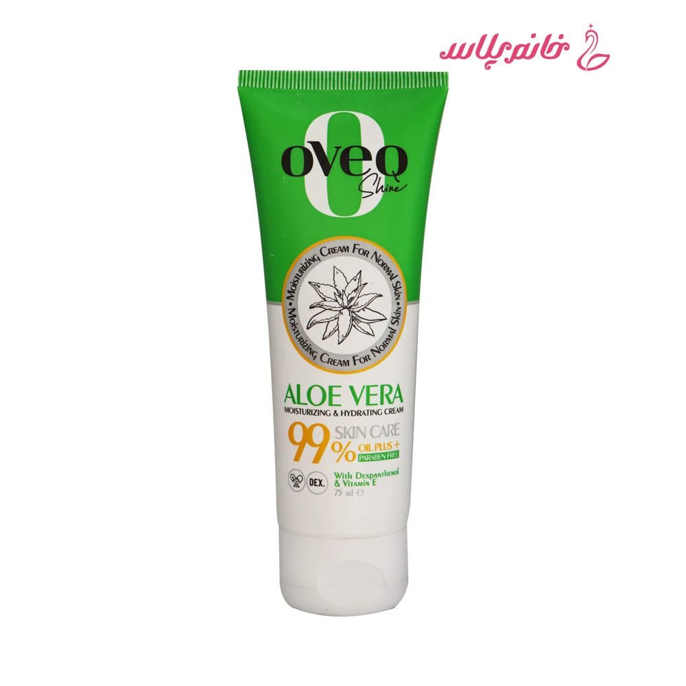 کرم مرطوب‌کننده اوک شاین مدل Aloe Vera با فرمول آبرسان قوی 75 میلی‌لیتر