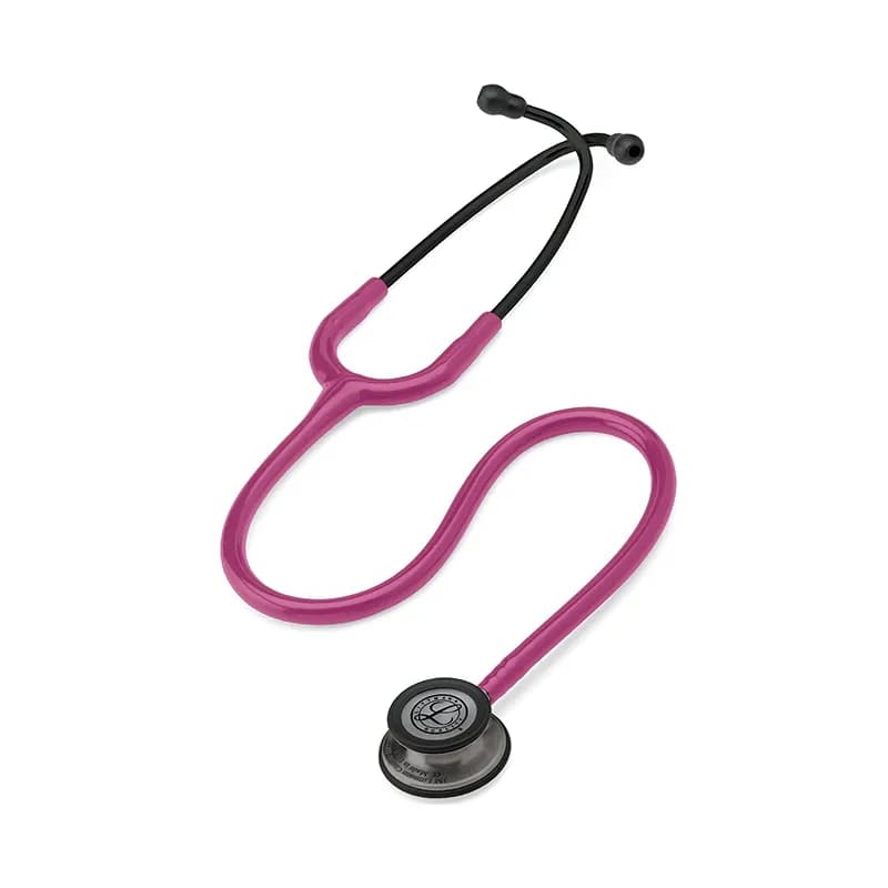 گوشی پزشکی لیتمن مدل کلاسیک 3 رنگ تمشکی دودی 5871 | Littmann Classic iii 5871 — تصویر ۳