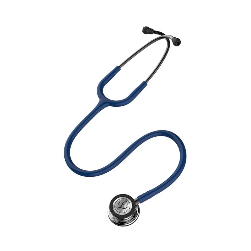 گوشی پزشکی لیتمن مدل کلاسیک 3 رنگ سرمه ای آینه‌ ای 5863 | Littmann Classic iii 5863 — تصویر ۳