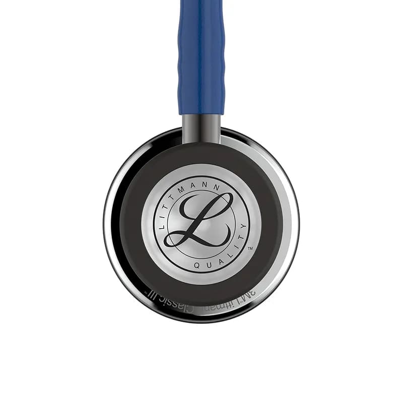 گوشی پزشکی لیتمن مدل کلاسیک 3 رنگ سرمه ای آینه‌ ای 5863 | Littmann Classic iii 5863 — تصویر ۴