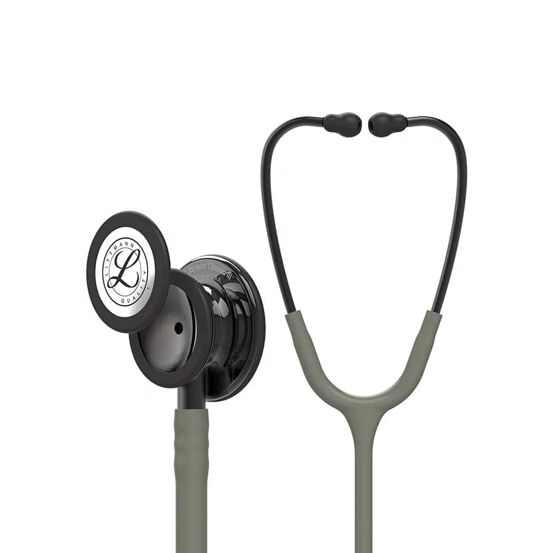 گوشی پزشکی لیتمن مدل کلاسیک 3 رنگ زیتونی دودی 5812 | Littmann Classic iii 5812