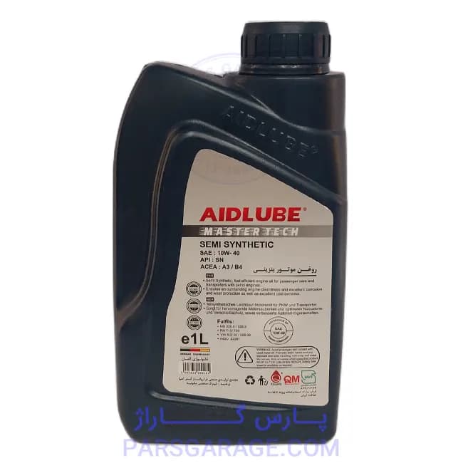 روغن موتور SN ایدلوب Aidlube حجم 1 لیتر 10W-40 — تصویر ۲